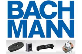 Bachmann 317.001  Einbaurahmen mit Aufnahme von   3 fach Steckdoseneinheit,  Power Frame Rahmen in Edelstahl kurz