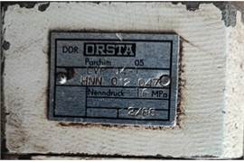 Orsta Hydraulic HNN 012.047 (Obsolete ; Replaced by: HKU 160/3)