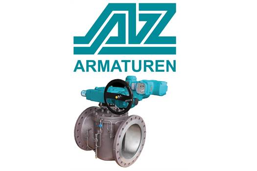 Az Armaturen P/N: 327412 Type: F-3-S-ISO-STANDARD three-way plug valve