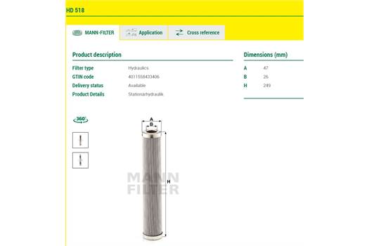 MAHLE(Filtration) PI9111SMX10 hydraulic element