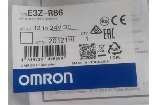 Omron E3Z-R86 
