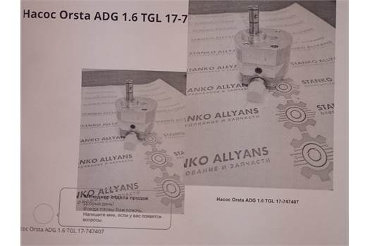 Orsta Hydraulic ADG1,6 Hydraulic Oil Pump