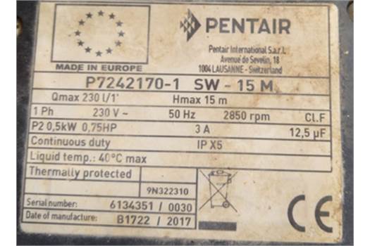 Pentair P7242170-1 SW-15M 