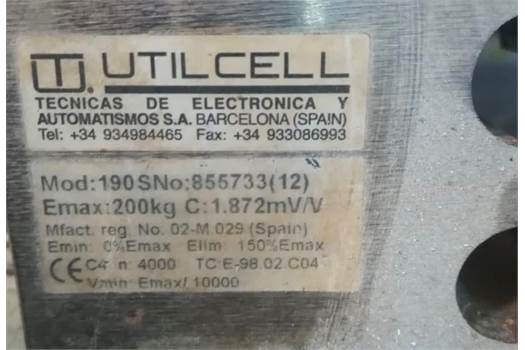 UTICELL LOAD CELL M.190 200KG INOX LoadCell